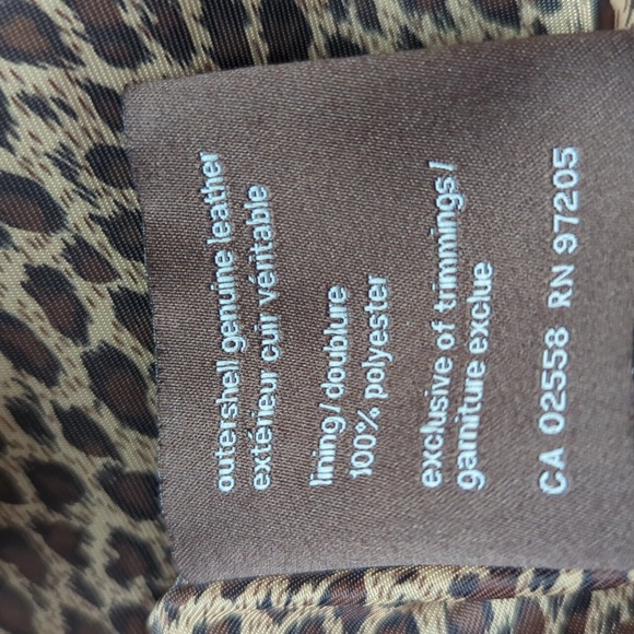 Suede hooded jacket, size XL - Picture 4 of 4